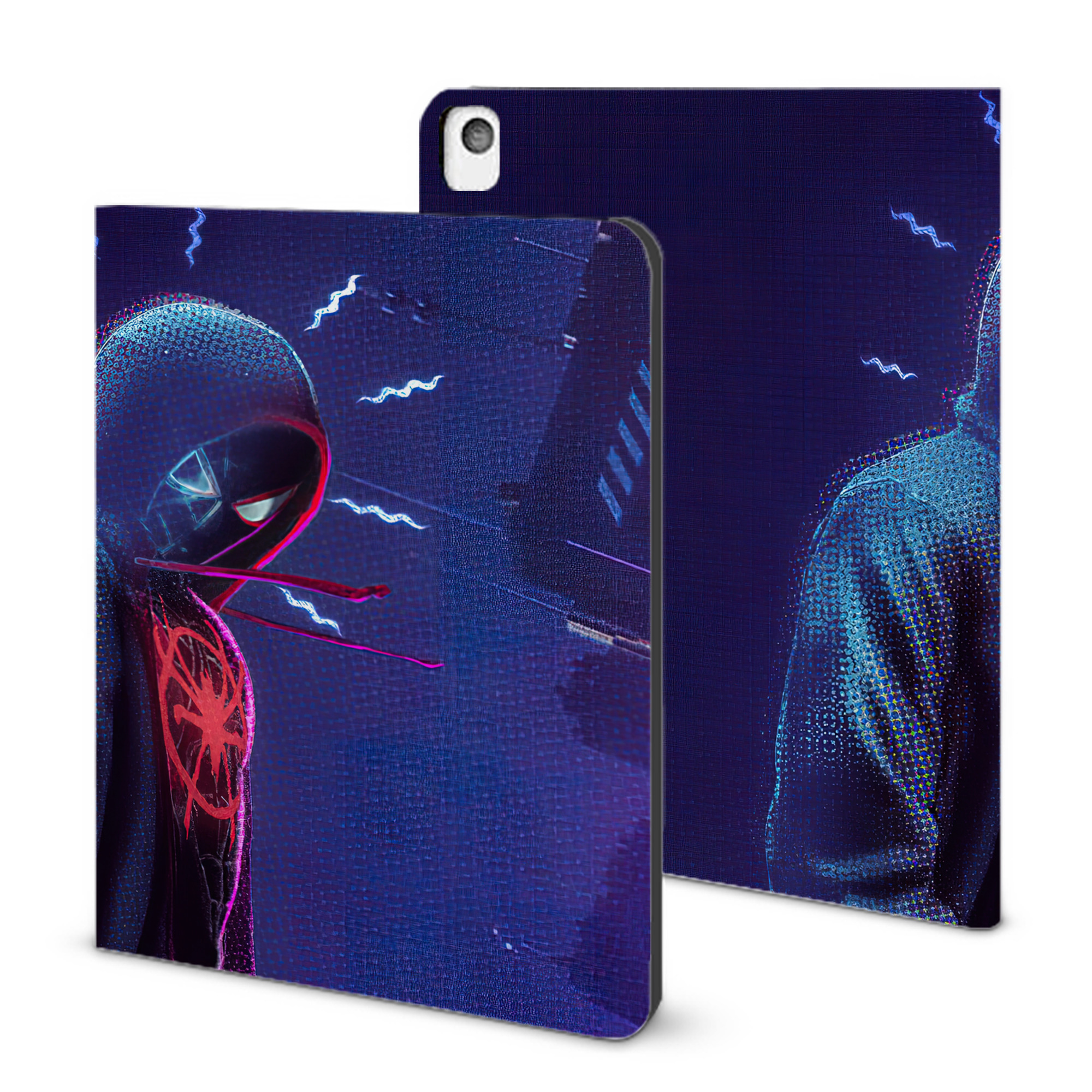 （画像用） Spider Man スパイダーマン IPadケース ペンホルダー付き ブックスタイルデザイン